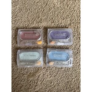 Vintage Max Factor Colorfast Soft Frost Eye Shadow Lot 4 Redwood Lavender Blue